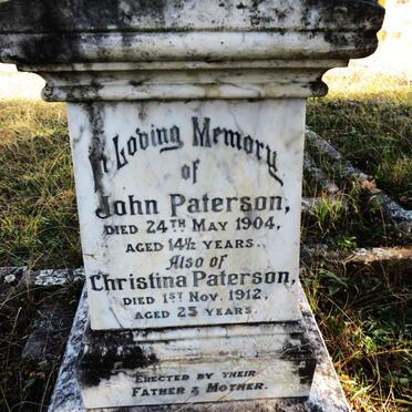 PATERSON Alex -1920 :: PATERSON Alex :: PATERSON John -1904 :: PATERSON Christina -1912 :: PATERSON Alexander -1938 _3