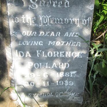POLLARD Ida Florence 1881-1939
