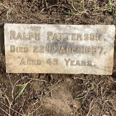 PATTERSON Ralph -1897