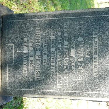 PEARSON Thomas -1947 &amp; Annie Maria MILLS -1940