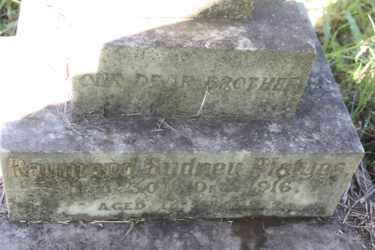 PLATYES Raymond Sydney -1916