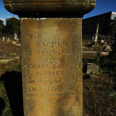 PLUNKETT George Corlett -1870