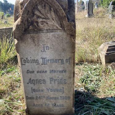 PRIDE Agnes nee YOUNG -1908