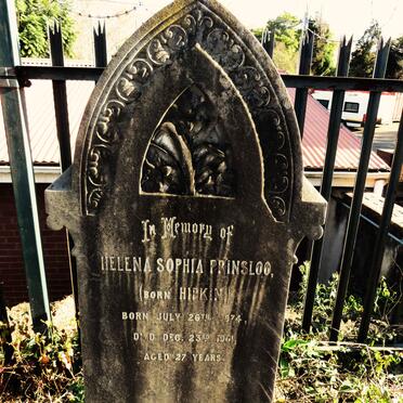 PRINSLOO Helena Sophia nee HIPKIN 1874-1901