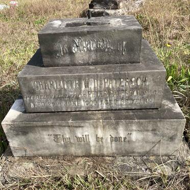 PATERSON Charlotte W.D. -1900