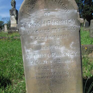 PINKNEY James H. -1870 :: PINKNEY Arthur C. -1886