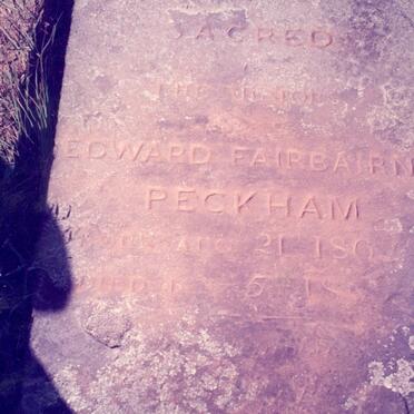 PECKHAM Edward Fairbairn 