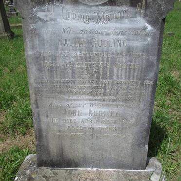 RUDLING John -1918 &amp; Malina -1913