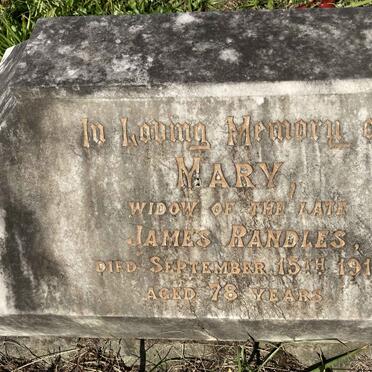 RANDLES Mary -1914