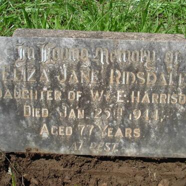 RIDSDALE Eliza Jane nee HARRISON -1944