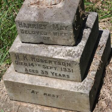 ROBERTSON Harriet May -1931