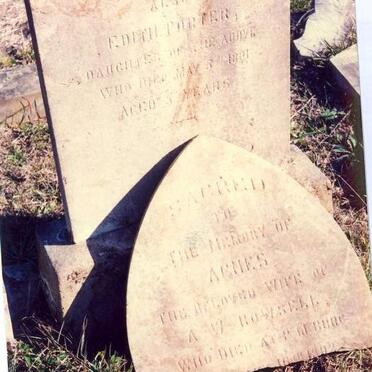 ROWSELL Agnes -1892 :: PORTER Edith nee ROWSELL -1891