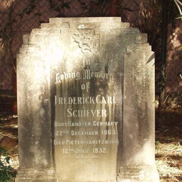 SCHIEVER Frederick Carl 1863-1932