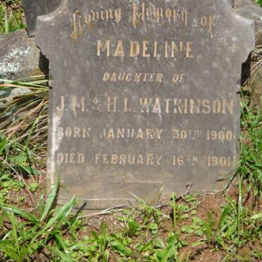 WATKINSON Madeline 1900-1901