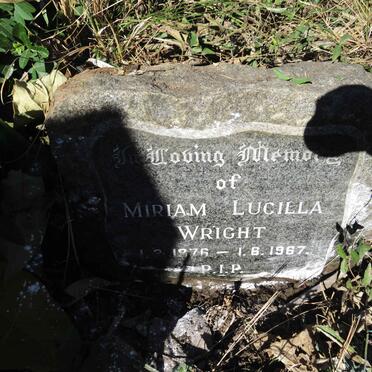 WRIGHT Miriam Lucilla 1876-1967