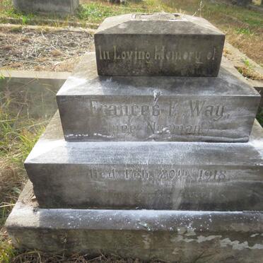 WAY Frances E. nee NORMAN -1918