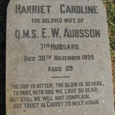 AUBSSON Harriet Caroline -1895