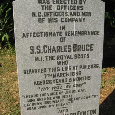 BRUCE Charles -1886 :: FENTON Edward -1885