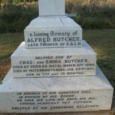 BUTCHER Alfred 1886-1901