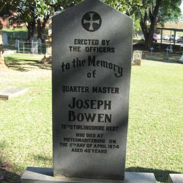 BOWEN Joseph -1874