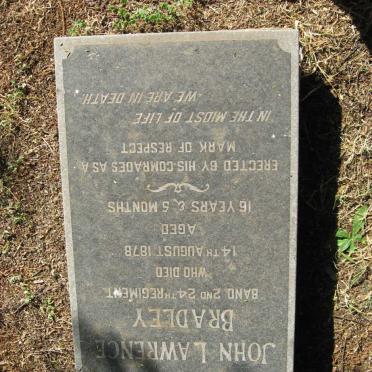 BRADLEY John Lawrence -1878