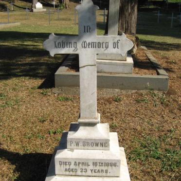 BROWNE P.W. -1896