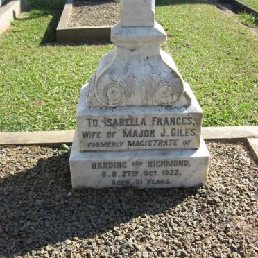 GILES Isabella Frances -1922