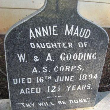 GOODING Annie Maud -1894