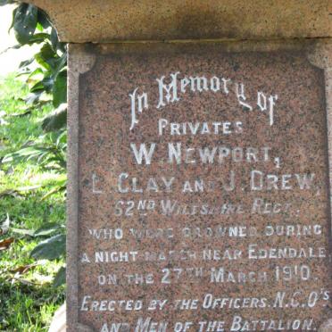 NEWPORT W. -1910 :: CLAY L. -1910 :: DREW L. -1910