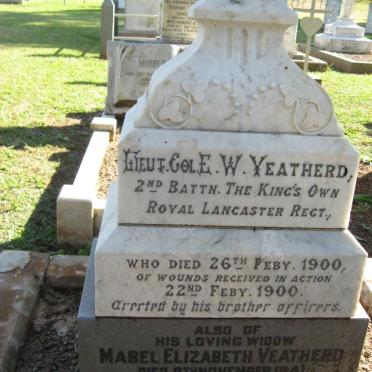 YEATHERD E.W. -1900 &amp; Mabel Elizabeth -1941