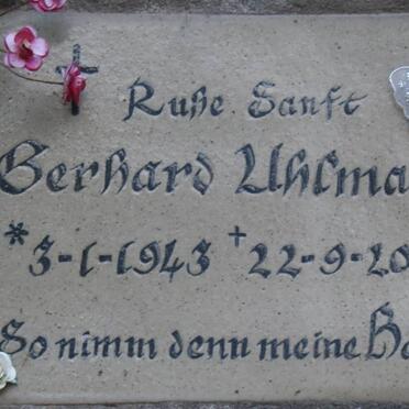 UHLMANN Gerhard 1948-2001