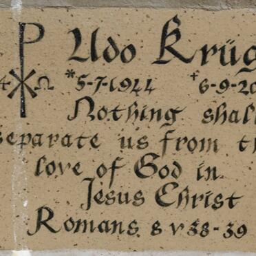 KRÜGER Udo 1944-2011