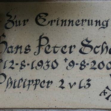 SCHÃRF Hans Peter 1930-2006