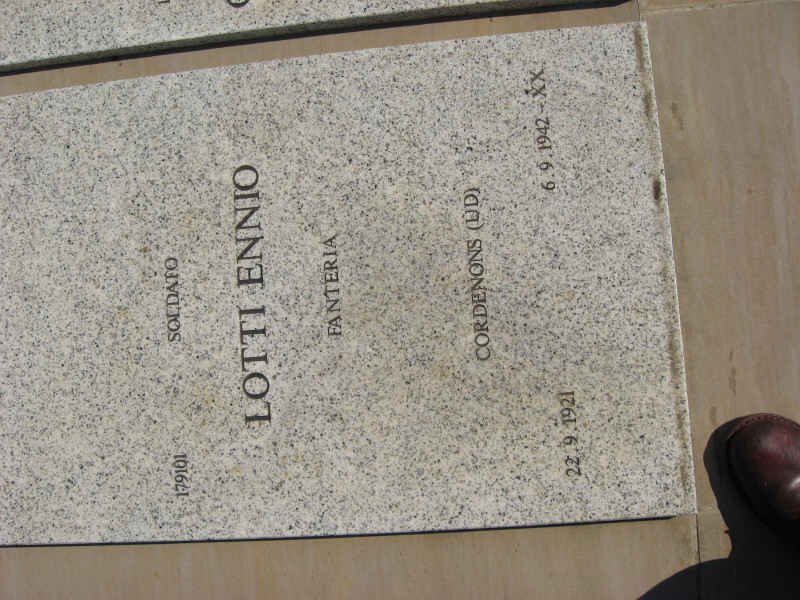 LOTTI Ennio 1921-1942