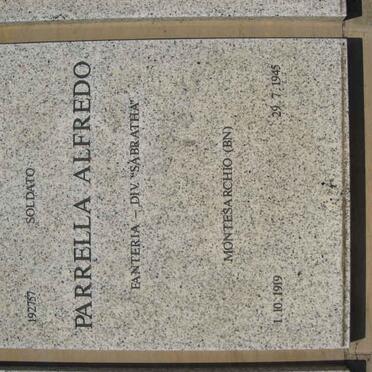 PARRELLA Alfredo 1919-1945