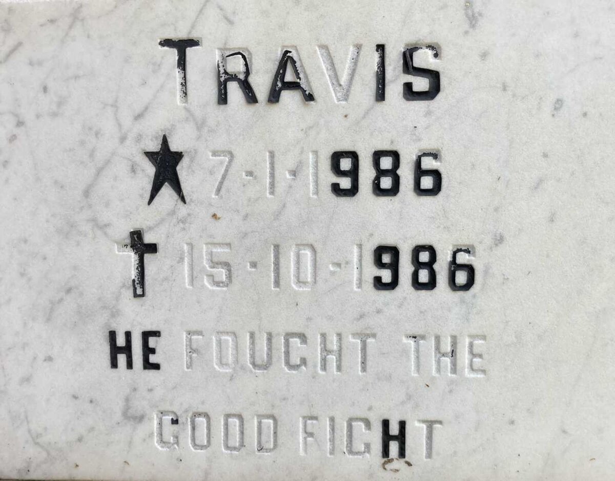 ? Travis 1986-1986