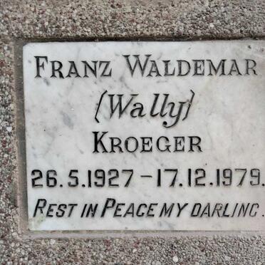 KROEGER Franz Waldemar 1927-1979