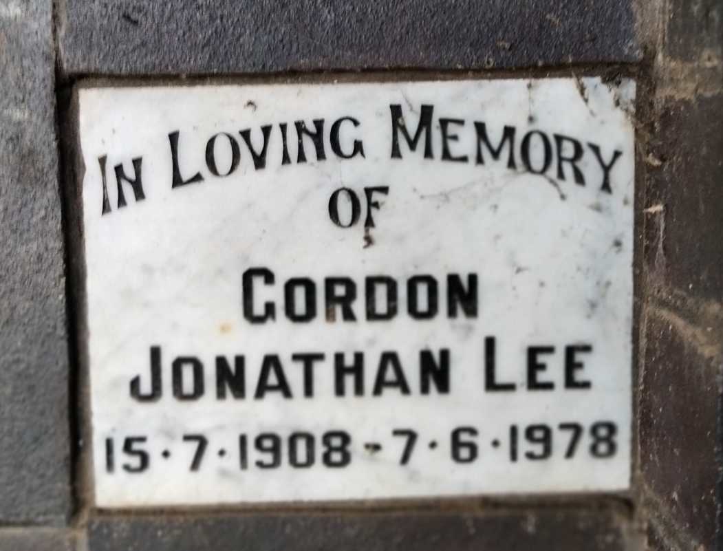 LEE Gordon Jonathan 1908-1978
