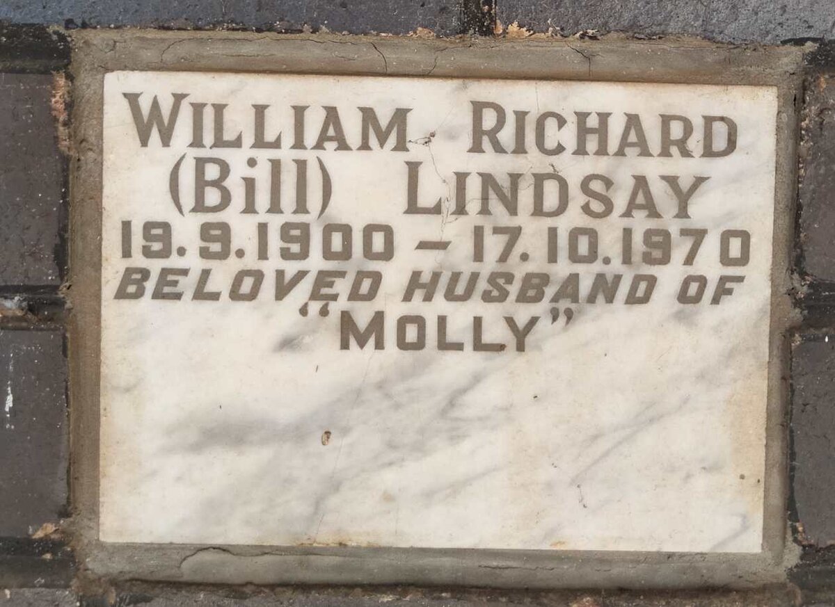 LINDSAY William Richard 1900-1970