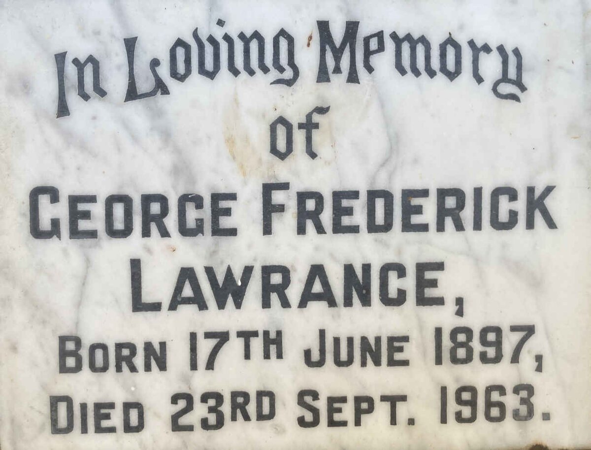 LAWRANCE George Frederick 1897-1963