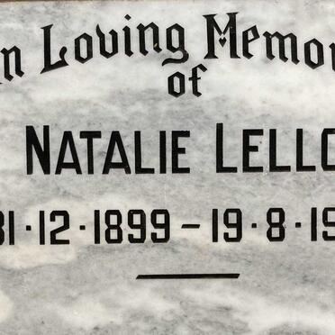 LELLO Natalie 1899-1985