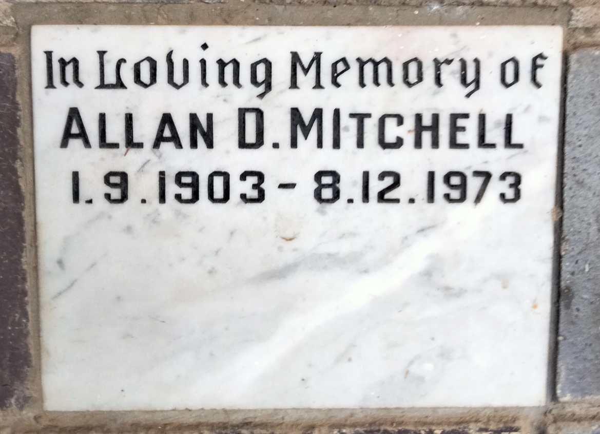 MITCHELL Allan D. 1903-1973