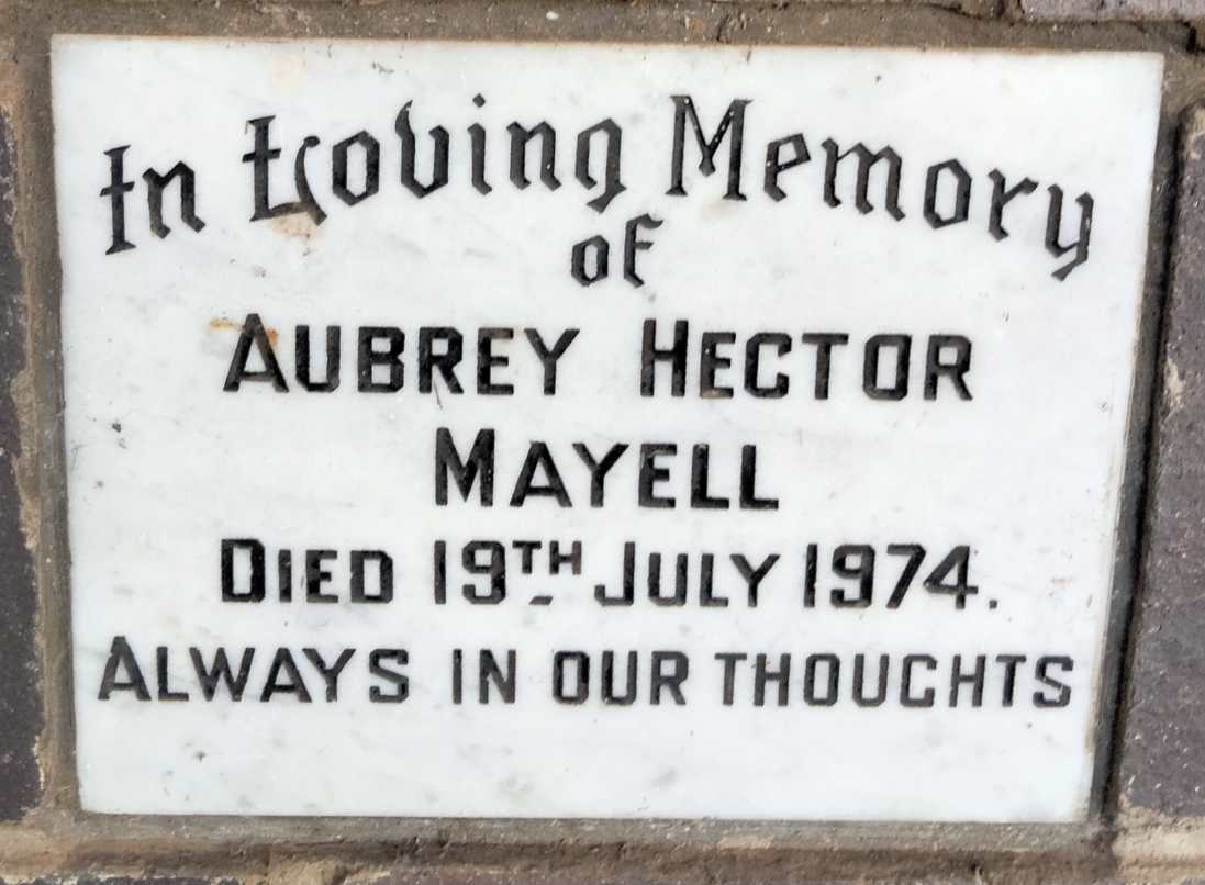 MAYELL Aubrey Hector -1974