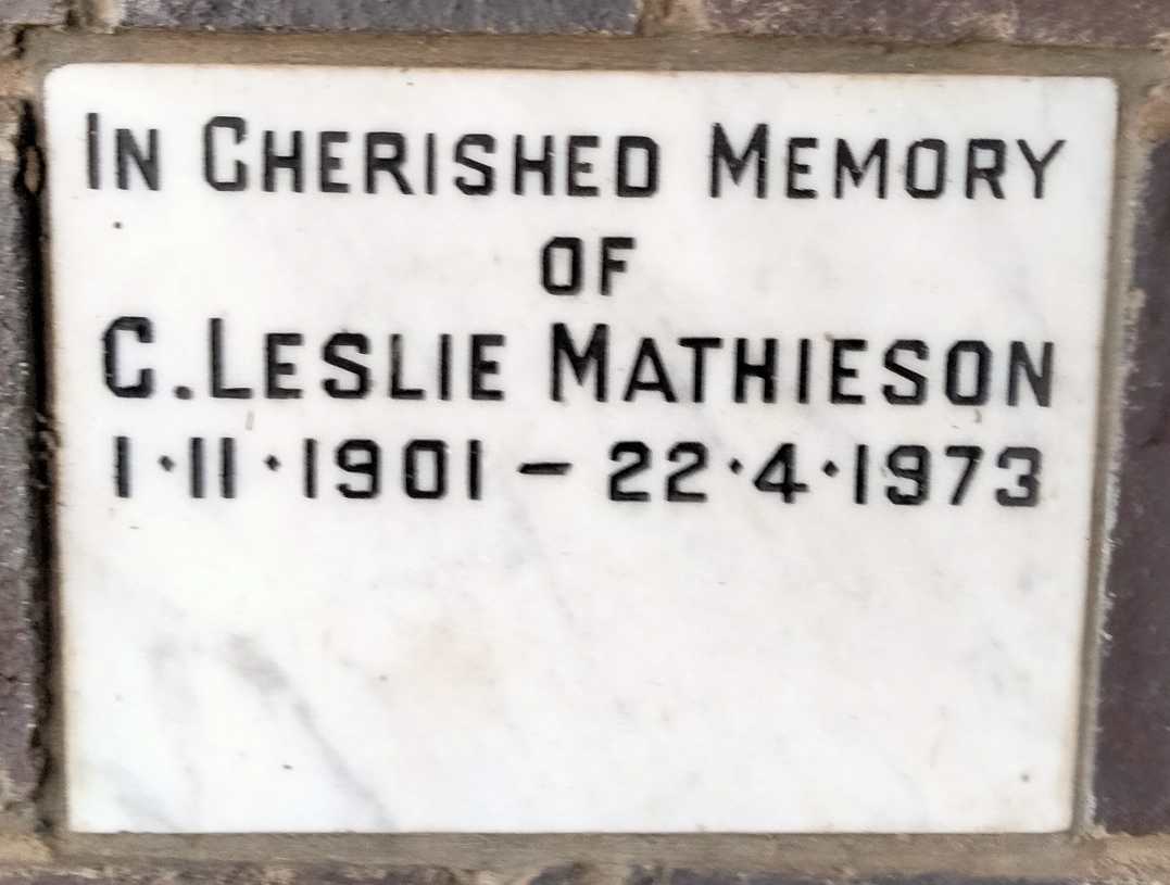 MATHIESON C. Leslie 1901-1973