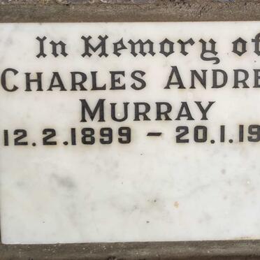 MURRAY Charles Andrew 1899-1967