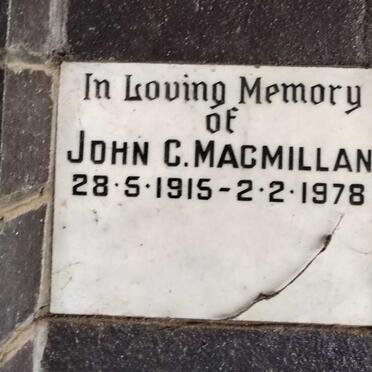 MACMILLAN John C. 1915-1978