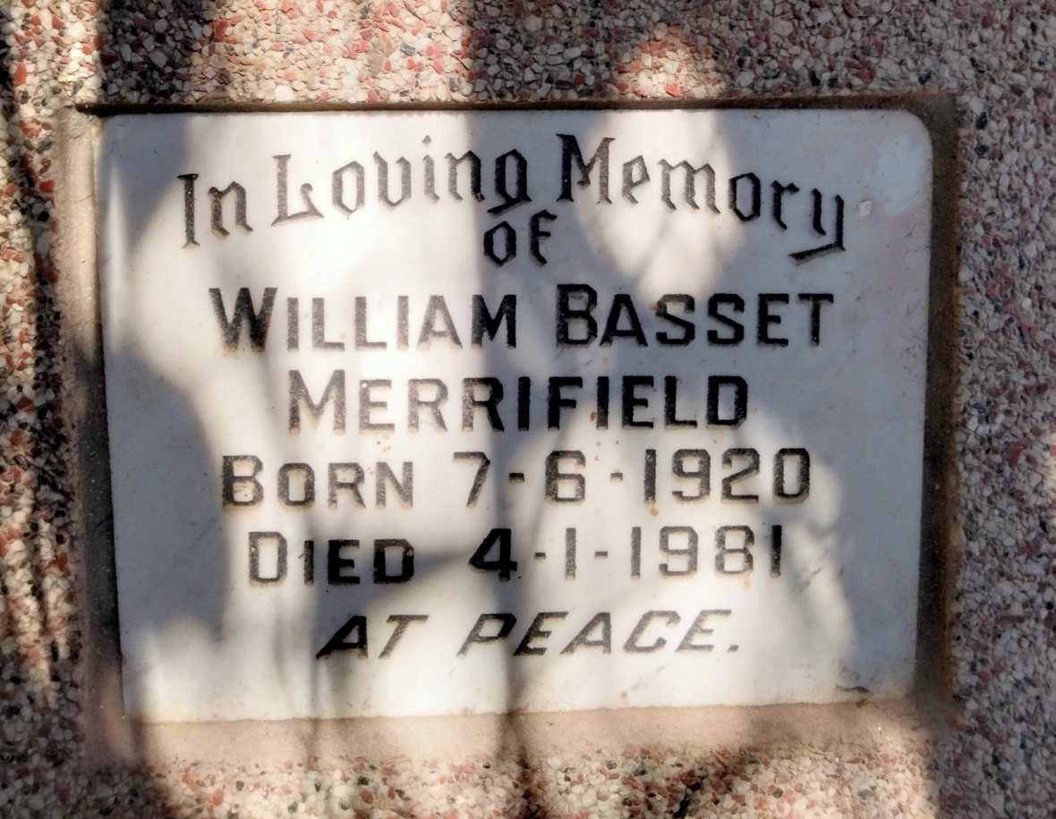 MERRIFIELD William Basset 1920-1981