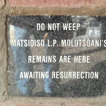 MOLUTSOANI Matsidiso L.P.