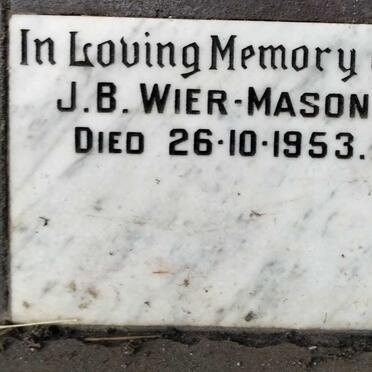 MASON J.B., WIER -1953