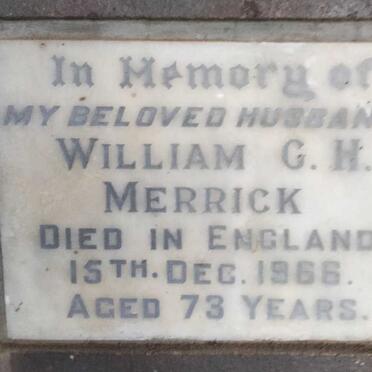 MERRICK William G.H -1966